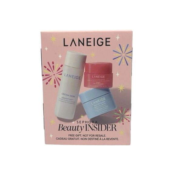 Sephora Beauty Insider LANEIGE 3-Piece Gift - Sleep Mask, Cream Skin, Water Bank - Picture 1 of 6